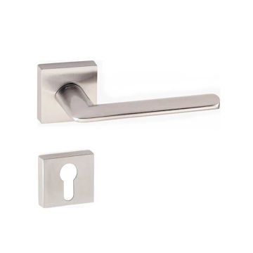 Doğanlar Kante Rozetli Kapı Kolu Saten - Dış Kapısı