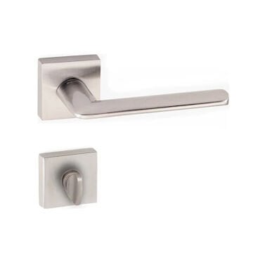 Doğanlar Kante Rozetli Kapı Kolu Saten - Wc Kapısı