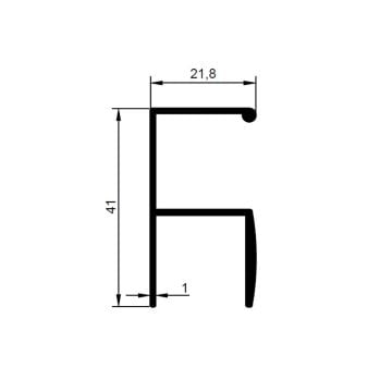 İnegöl Polisaj Parlak Y Kulp Profili 210 cm