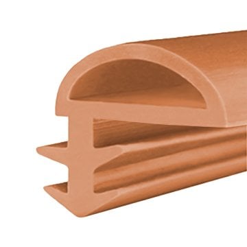 Has Plastik Kapı Fitili Yarı Tırnaklı 1 Metre - Siyah