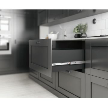 Samet Frenli Teleskopik Mobilya Çekmece Rayı 4,6 cm-55 cm