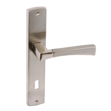 Doğanlar Simge Nikel Saten Aynalı Kapı Kolu Oda Kapısı