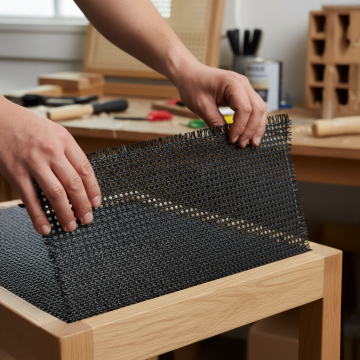 Plastik Siyah Hasır 45 cm