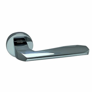 Doğanlar Falcon Rozetli Kapı Kolu Krom - Wc Kapısı