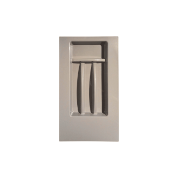 Metali Çekmece İçi Kaşıklık 28 x 49 cm - Gri