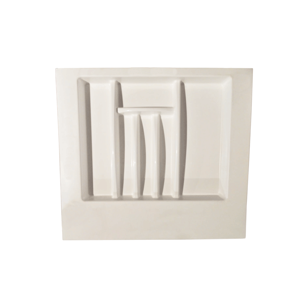 Metali Çekmece İçi Kaşıklık 55 x 49 cm - Beyaz