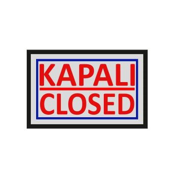 Cemax Yönlendirme İşaretleri Küçük - Kapalı ( Closed )
