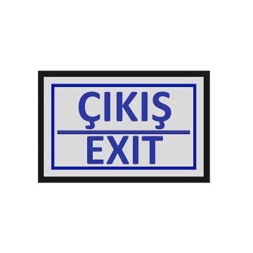 Cemax Yönlendirme İşaretleri Küçük - Çıkış ( Exit )