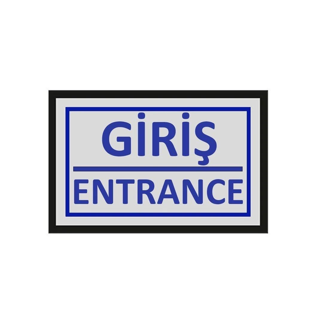 Cemax Yönlendirme İşaretleri Küçük - Giriş ( Entrance )