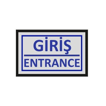 Cemax Yönlendirme İşaretleri Küçük - Giriş ( Entrance )