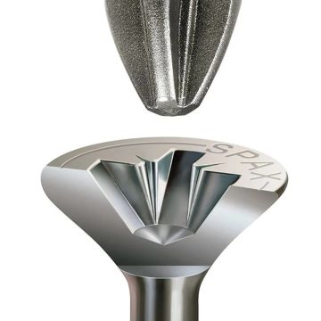 Spax Paslanmaz Yıldız Vida 4.0 x 50 mm - 10 Adet