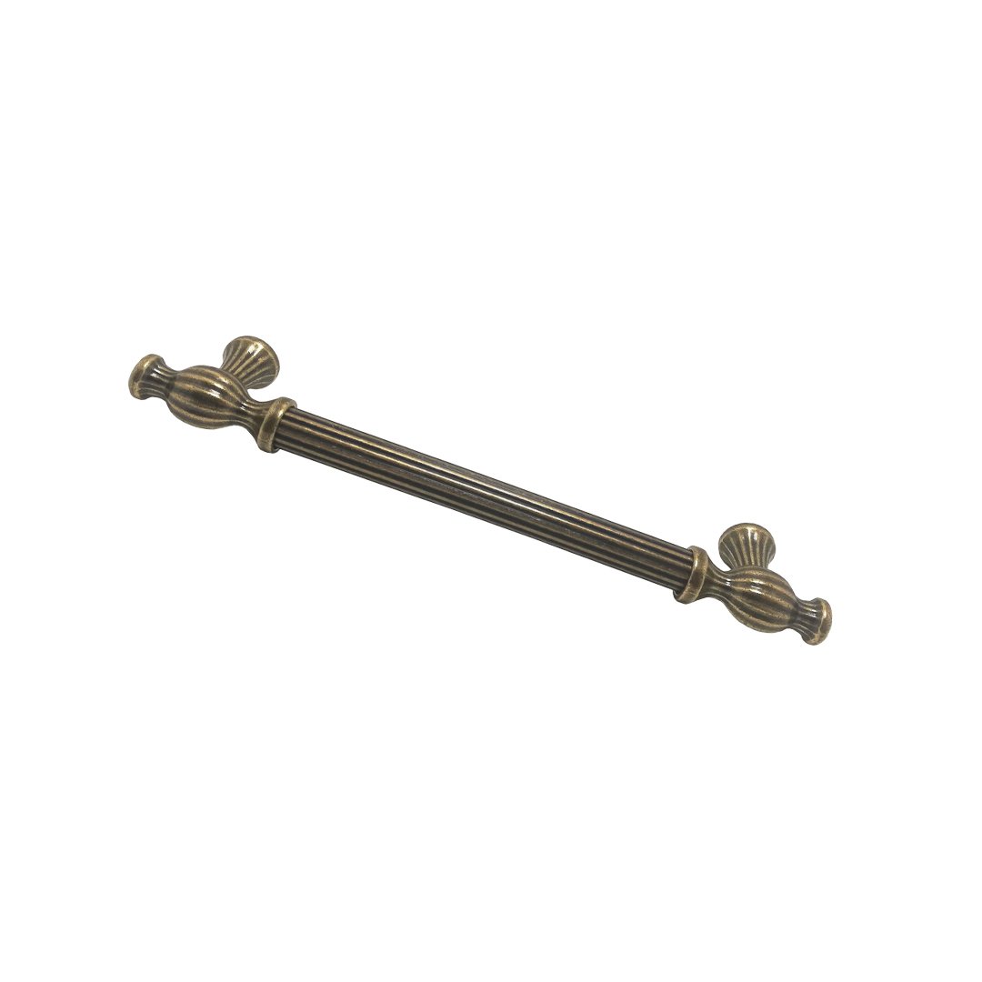 Metax Kesir Çizgili Mobilya Kulp Antiksarı - 192 mm
