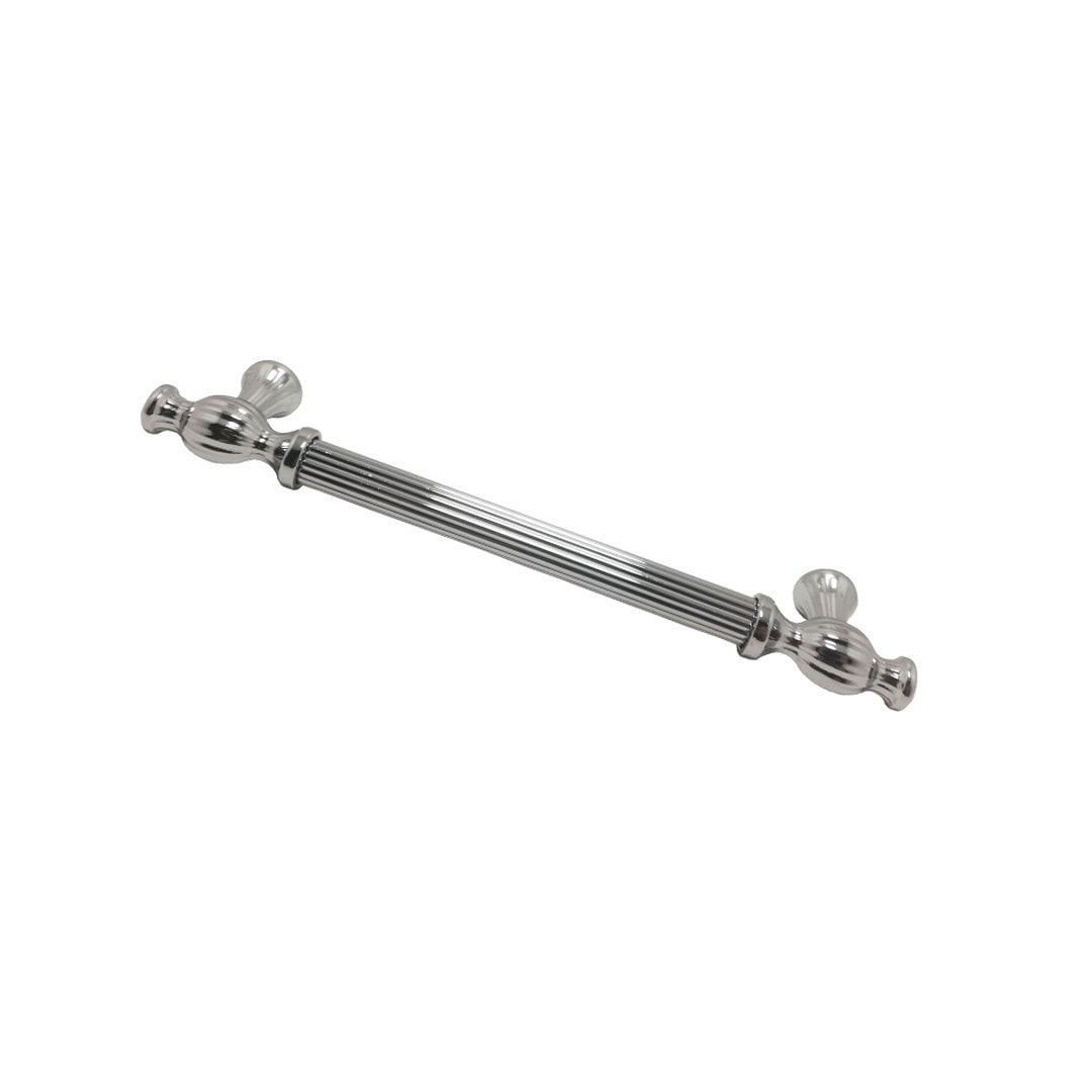 Metax Kesir Çizgili Mobilya Kulp Krom - 224 mm