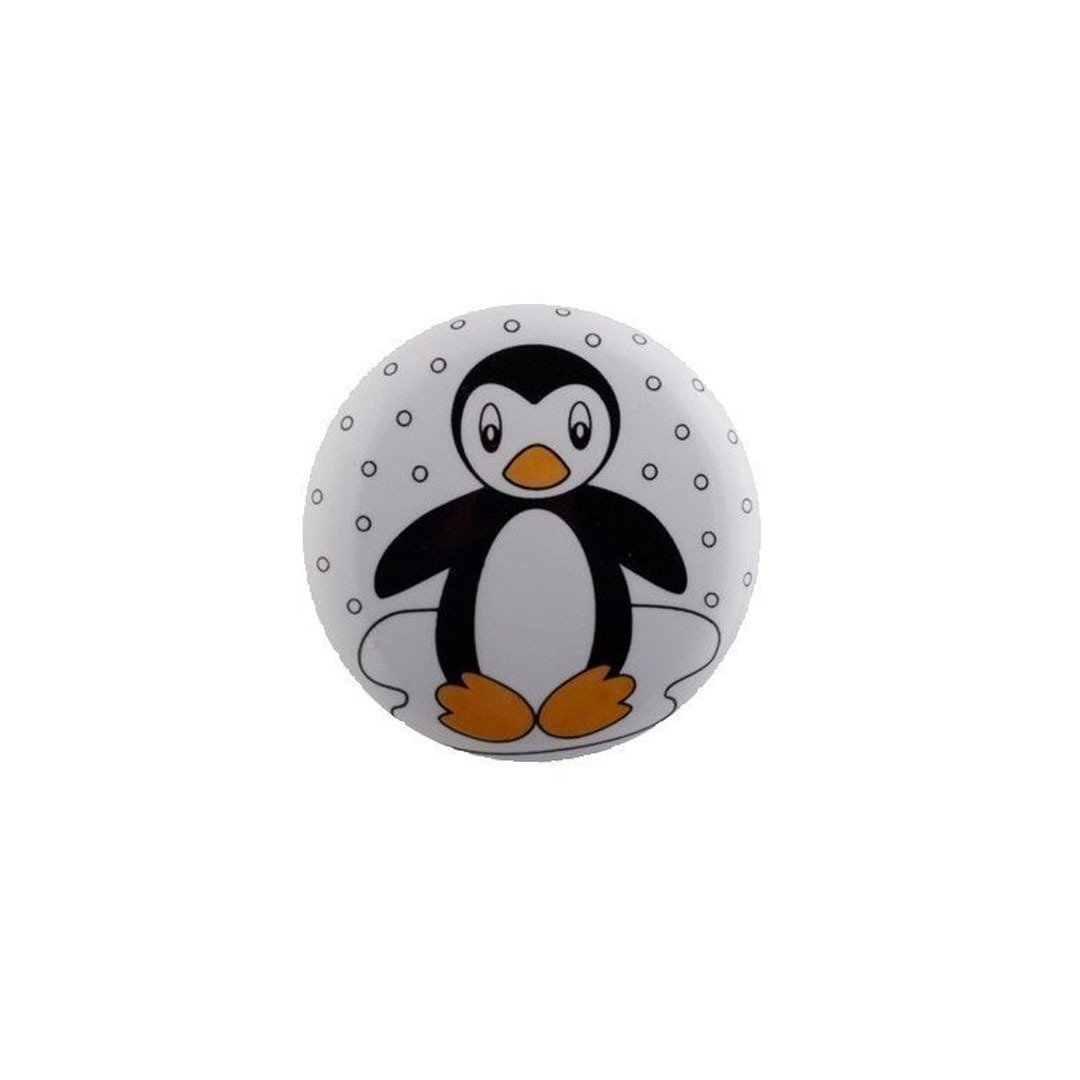 Tomurcuk Porselen Rozet Düğme Kulp Penguen